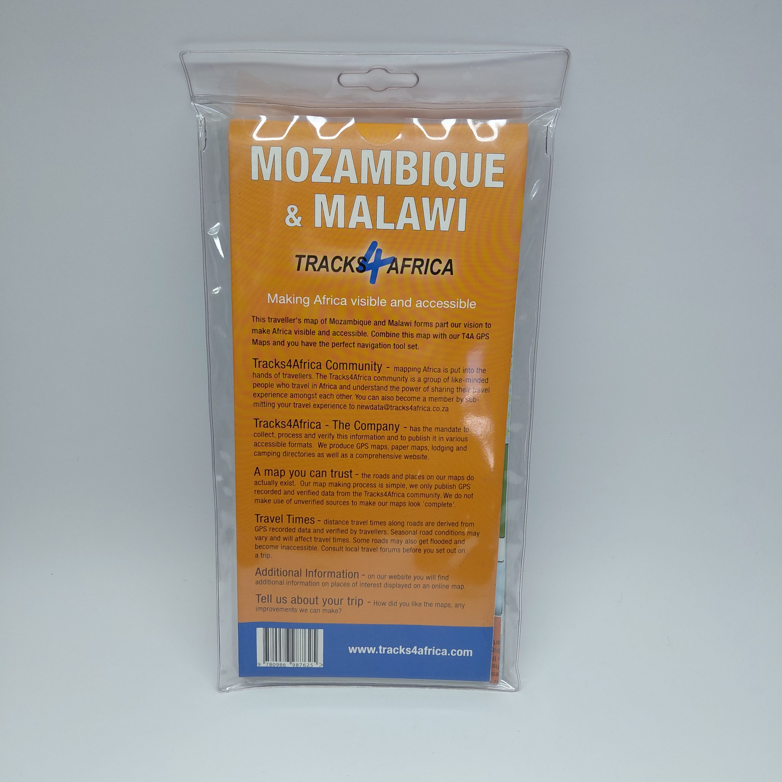 Mozambique Paper Map 2011/12 Edition | MAPMOZ001 - Image 2