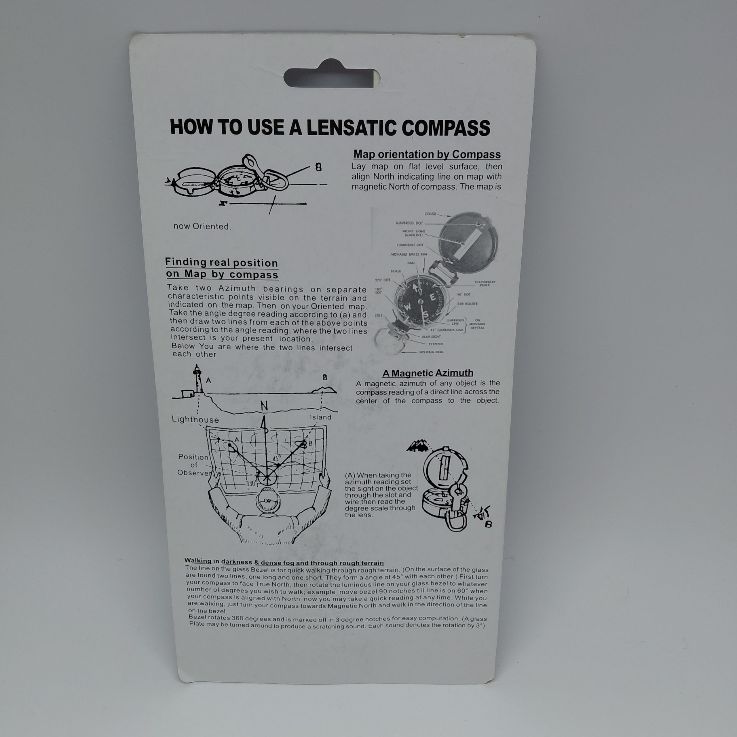 Compass Lansatic Blk Rothco | RC-381 - Image 3