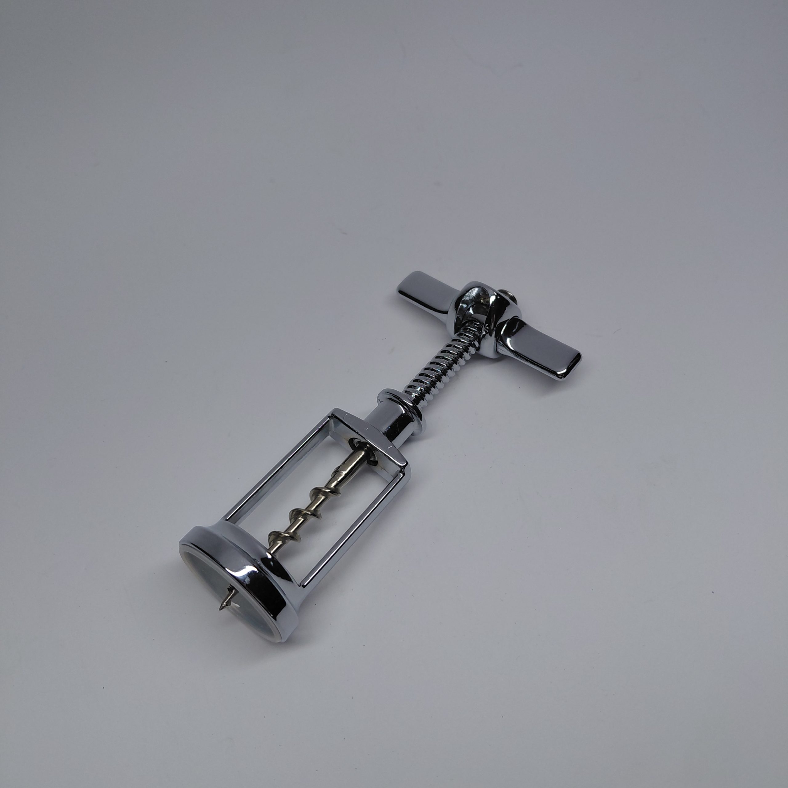 Ghidini Italy Corkscrew Bell Nickel | V7.6921